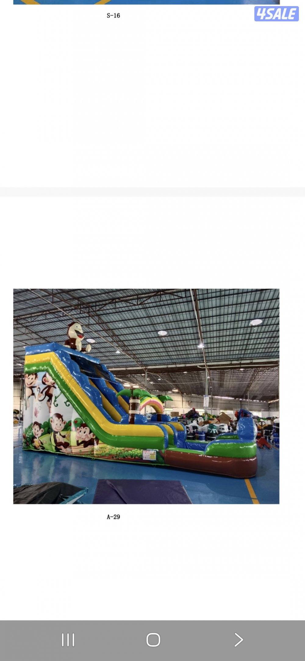 للايجار نطاطيات جديدة لم تستعمل  وملاعب صلبةن7