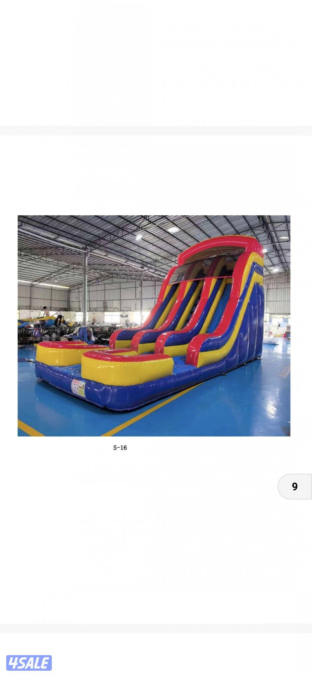 للايجار نطاطيات جديدة لم تستعمل  وملاعب صلبةن8