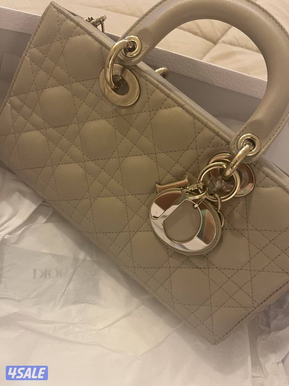 Dior lady joy bag  beigemedium has a guarantee1