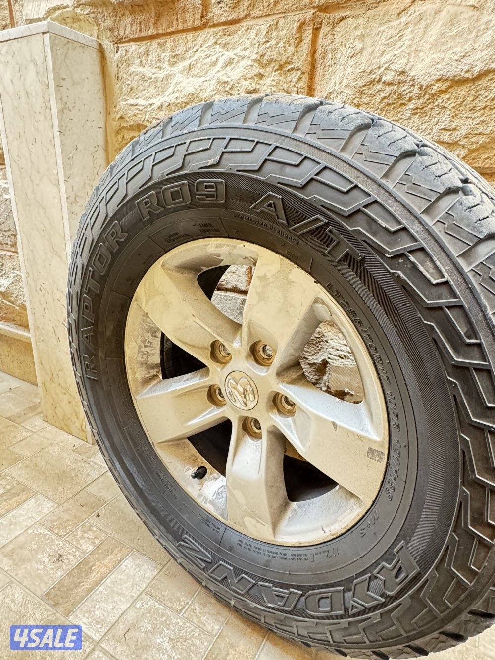 للبيع رنقات رام مقاس 17 5براغي وسبرنقات مع ماص الصدمات1