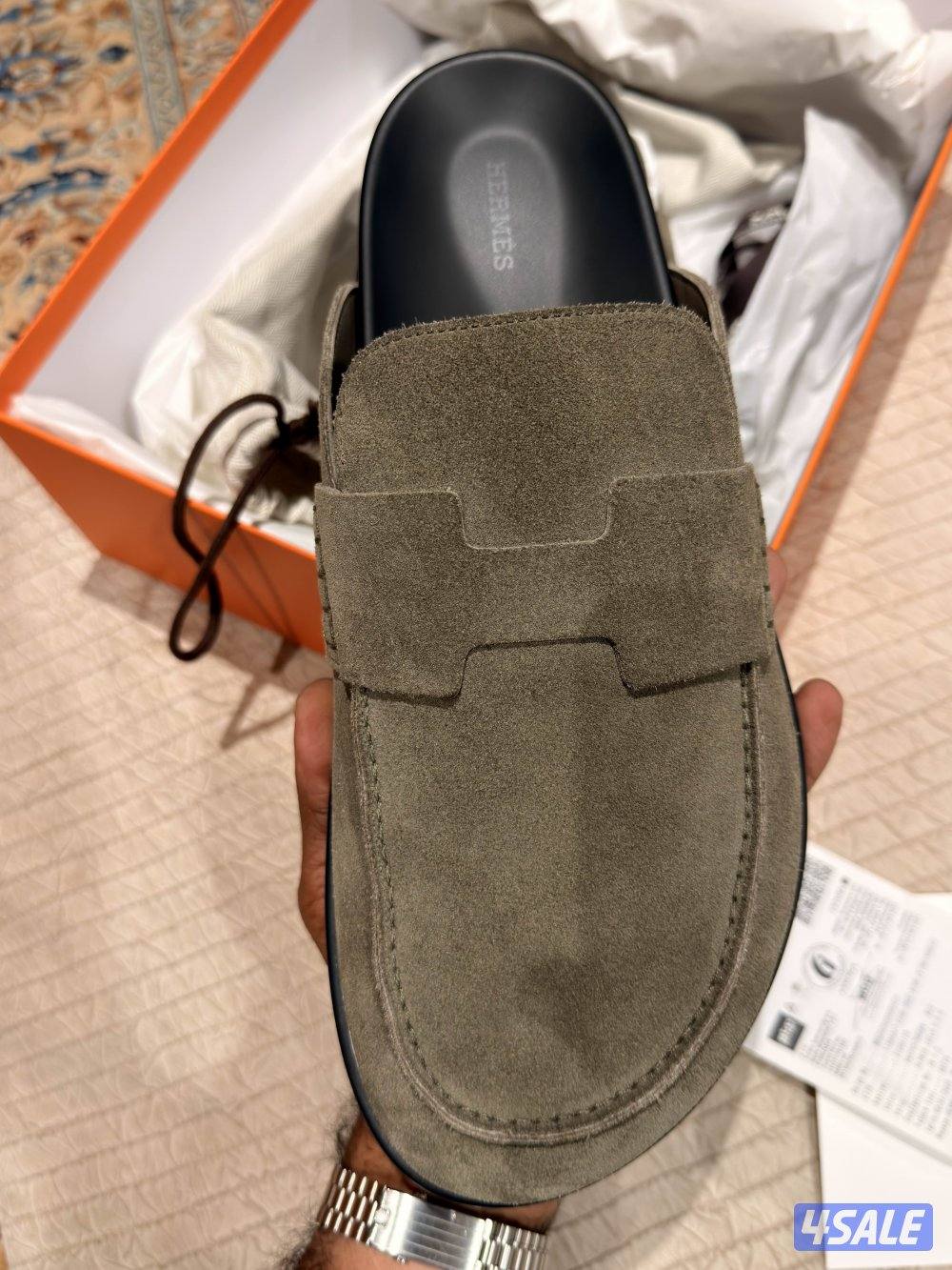 hermes Go mule Étoupe2