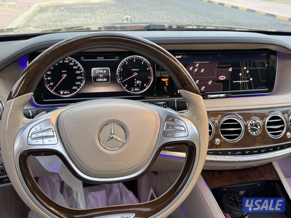 مرسيدس S550 موديل 2014 عداد 135 الف كيلو9