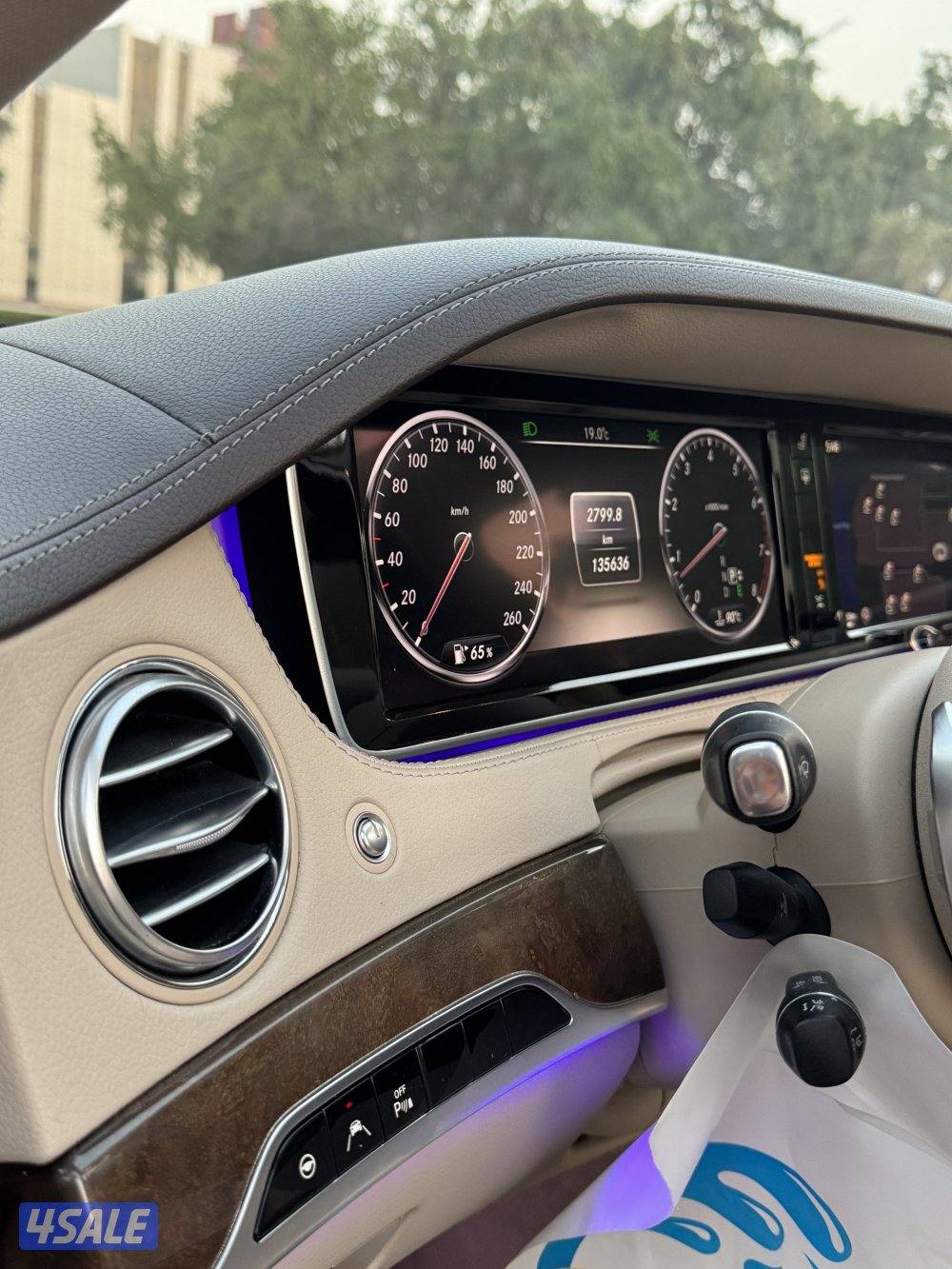 مرسيدس S550 موديل 2014 عداد 135 الف كيلو12