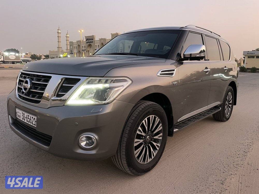 بيعه سريعه باترول بلاتنيوم ستي - موديل 2014 - صبغ وكاله - عداد349 km0