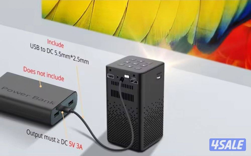 بروجيكتور جهاز عرض سينمائي منزلي LED ذكي أندرويد  1080 3D BYINTEK P207