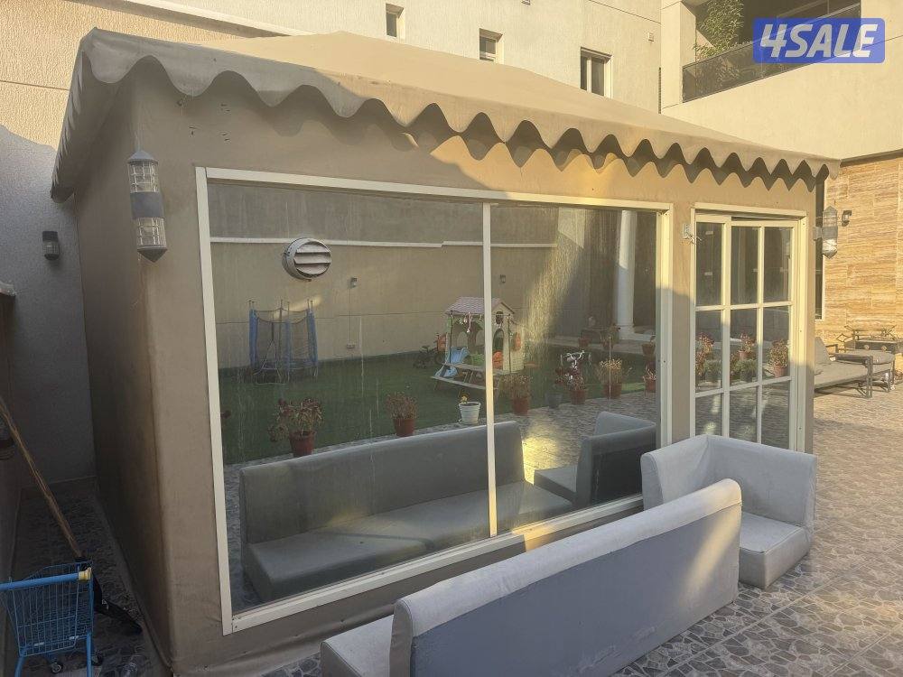 للبيع خيمه 5x3 عازل حراري وحده تكييف0