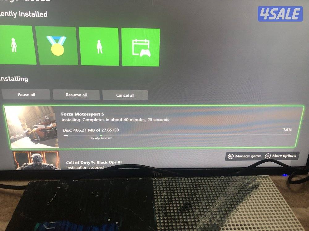 اكس بوكسSكامل وفورزا5 وسكان3