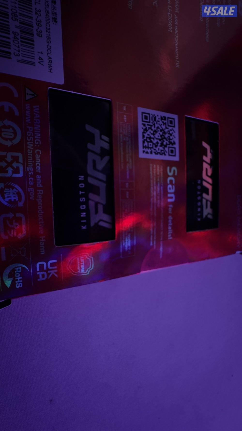 Kingston fury beast 16GB DDR52