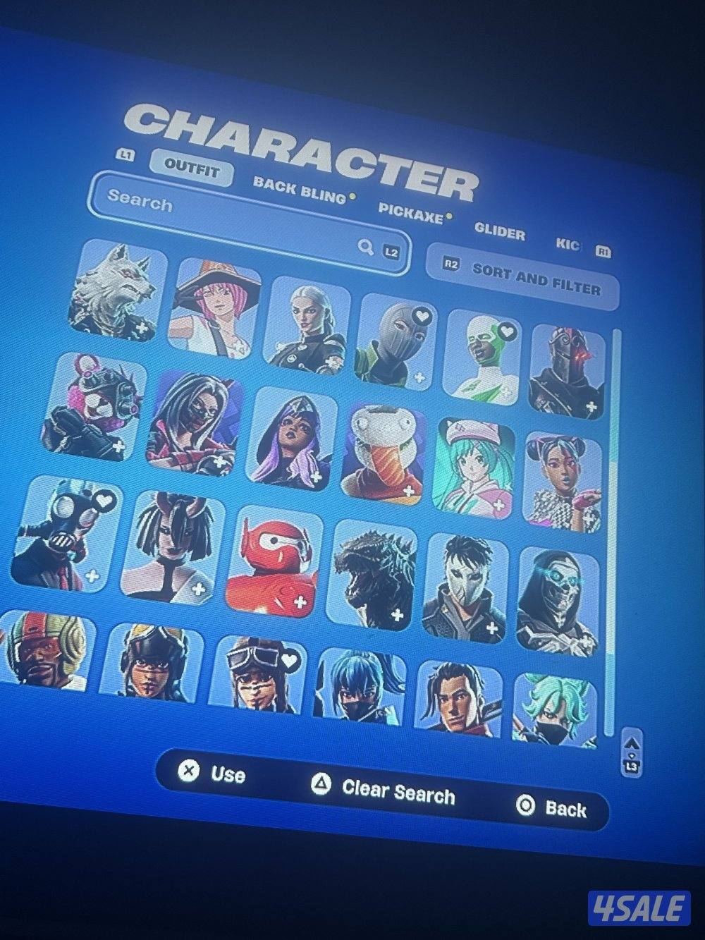 للبيع حساب فورت نايت0