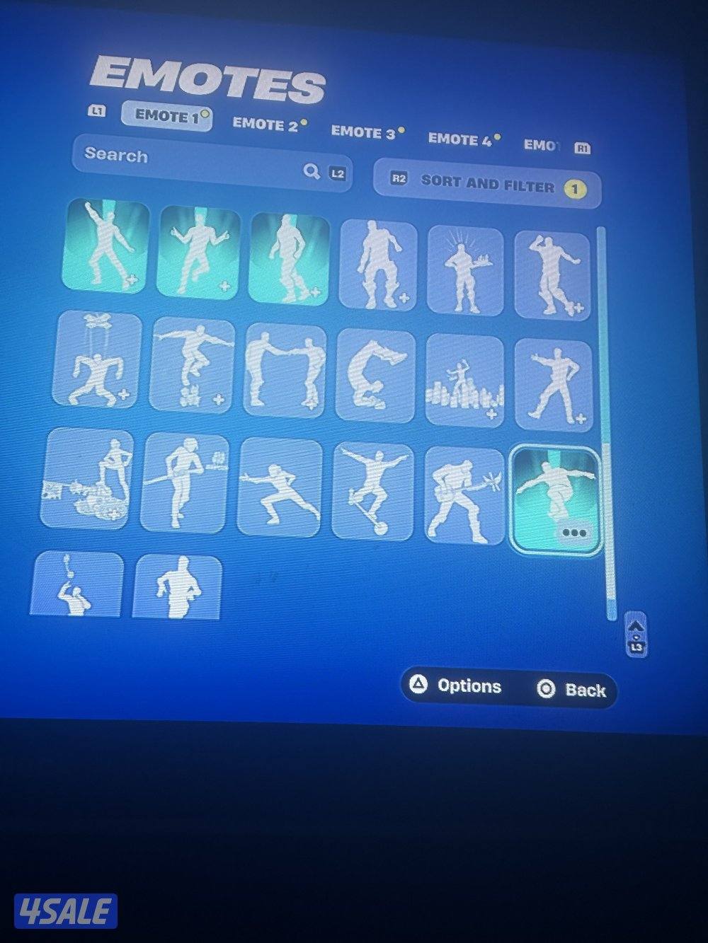 للبيع حساب فورت نايت8