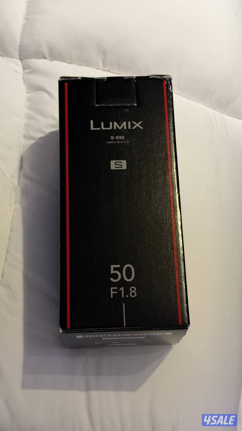 عدسة باناسونك Lumix S50mm 1.8 بحالة ممتازه تصلح لكاميرات L mount1