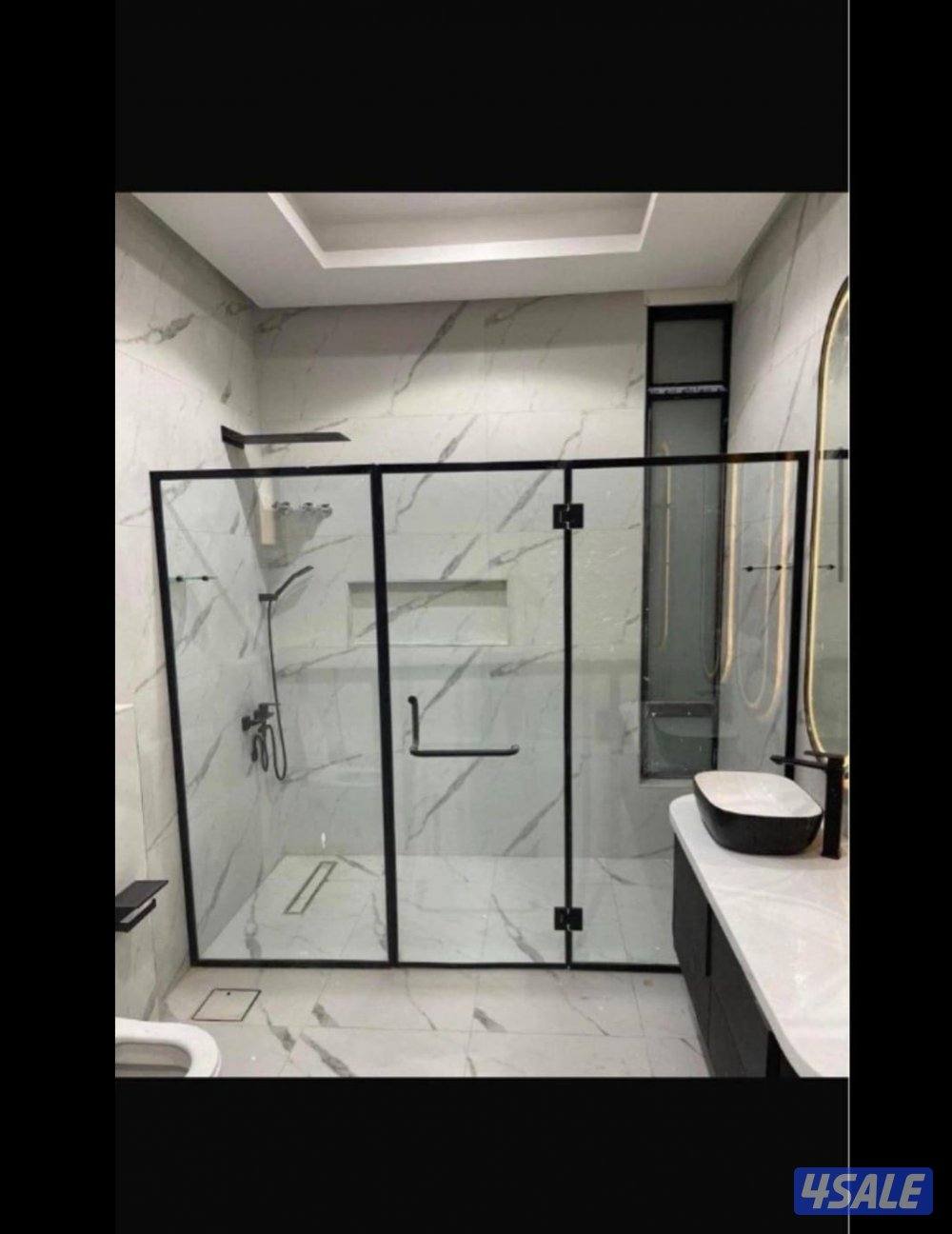 زجاج ومرايه وشاور بكس واجهات وطاولات طعام وتسريحات1