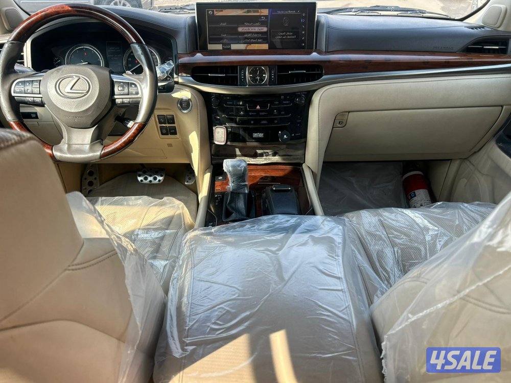 لكزس LX570 درجة اولى  موديل 2017 ماشى 387.000 k.m  وارد الخليج  .6