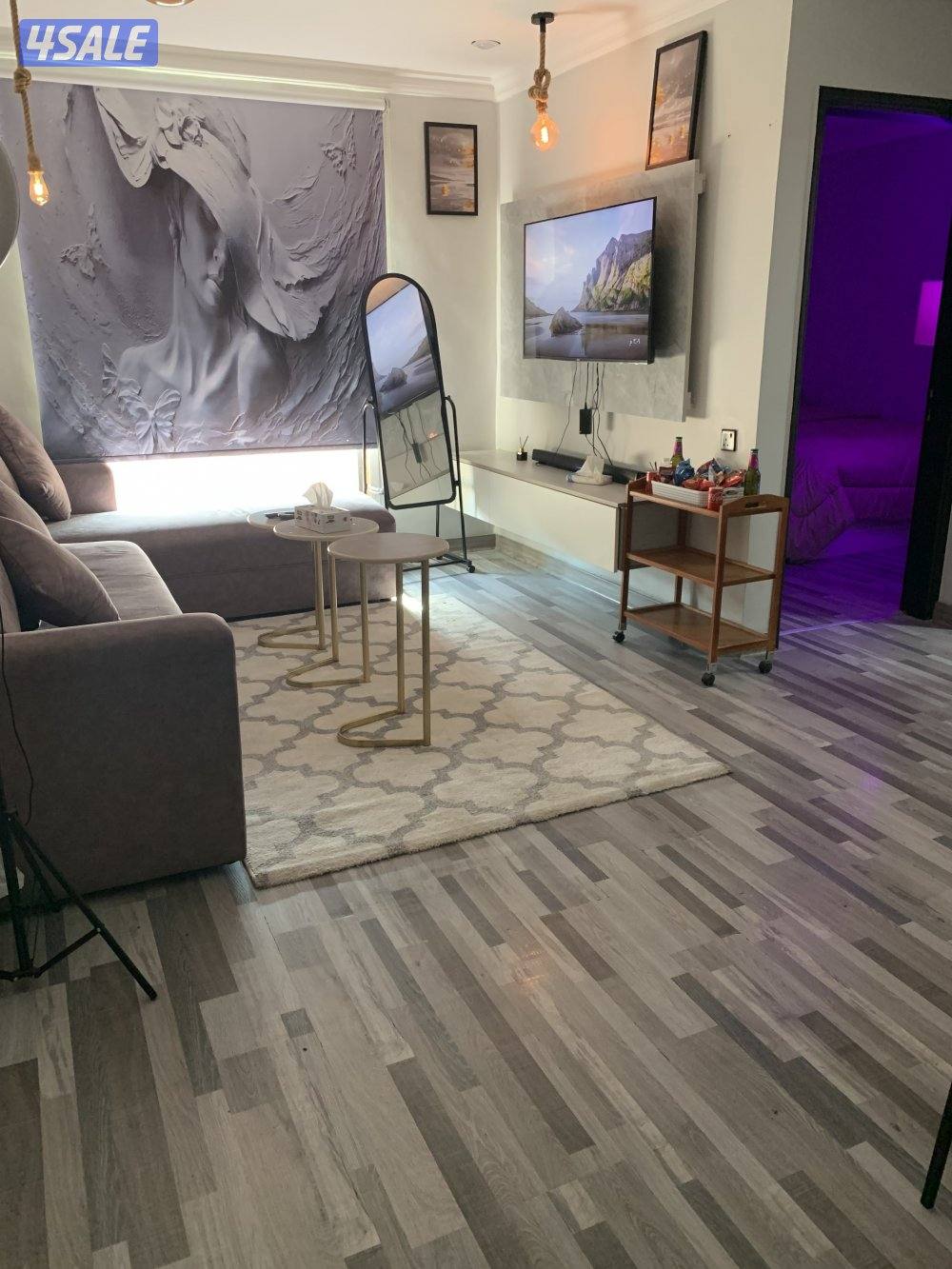 شقق للايجار خلو غرفة وصالة ومطبخ وحمام تشطيب سوبر لوكس1