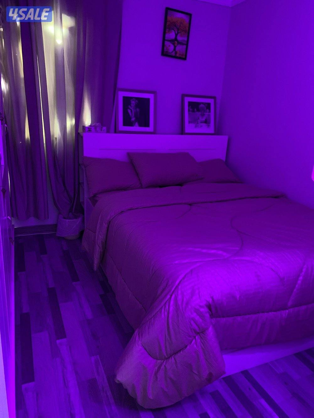 شقق للايجار خلو غرفة وصالة ومطبخ وحمام تشطيب سوبر لوكس7