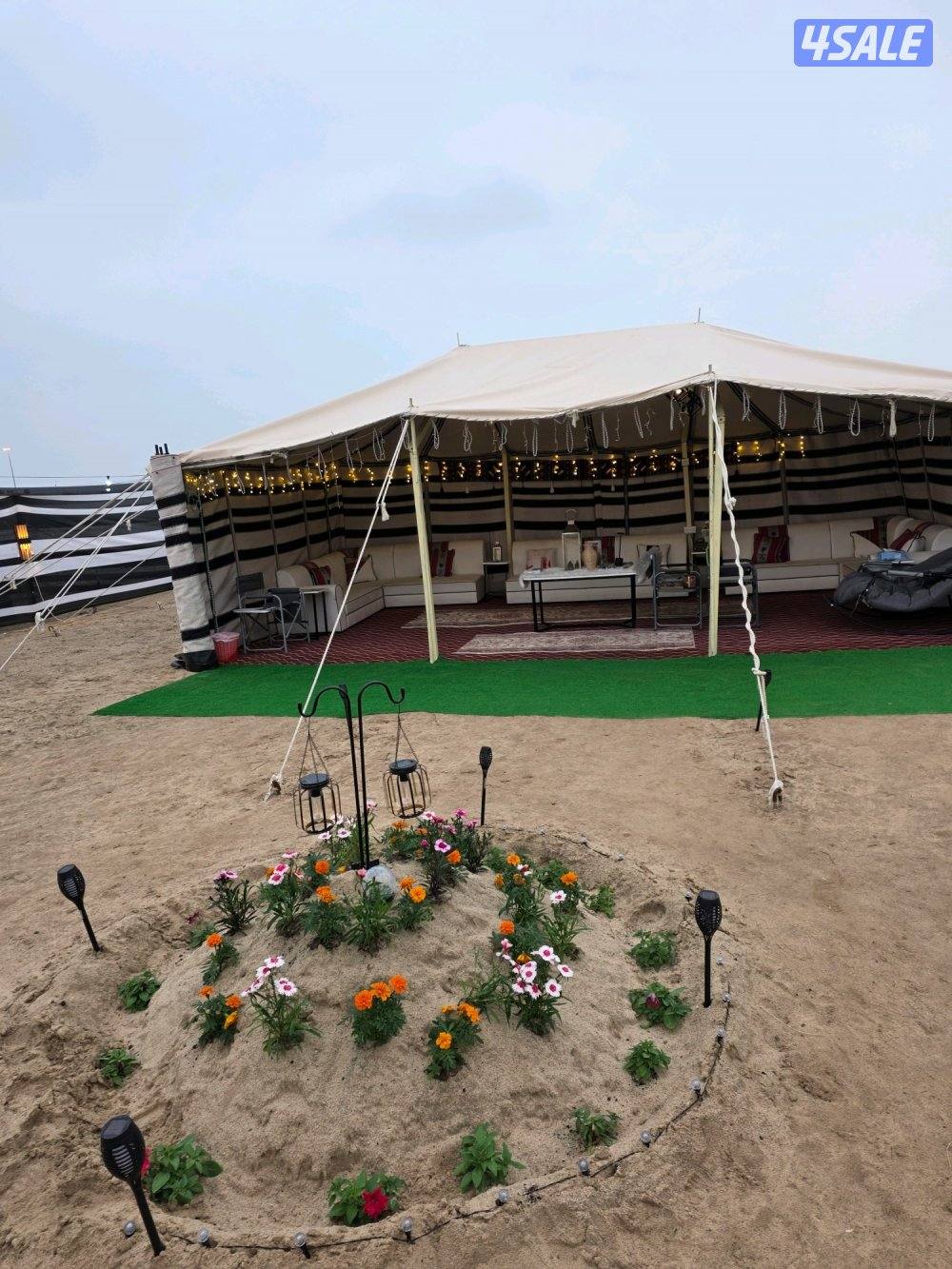 للايجار مخيم مرتب0