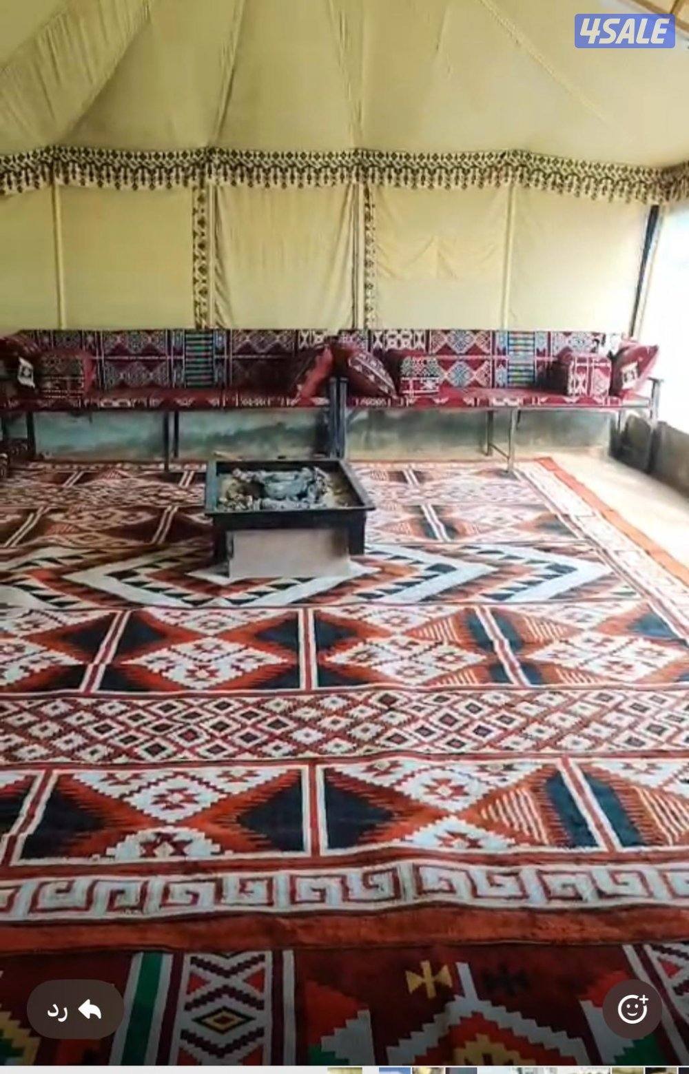 خيمه البصمان جمالون عامودين نظيفه جدامع فرشه ارضيه وكراسي ودوه العايش0