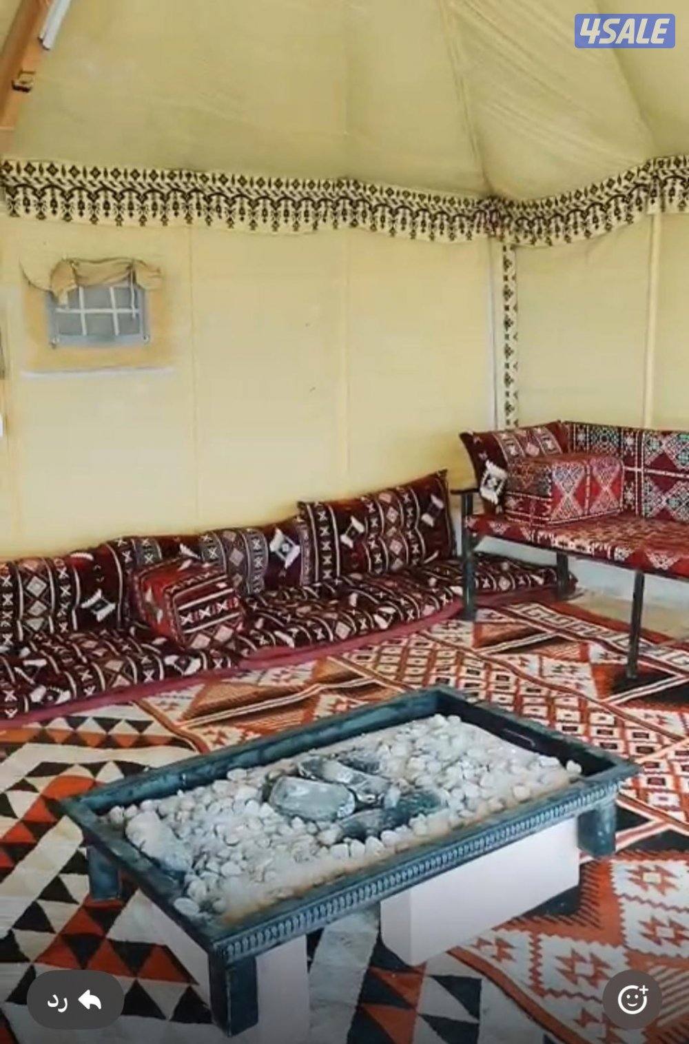 خيمه البصمان جمالون عامودين نظيفه جدامع فرشه ارضيه وكراسي ودوه العايش2