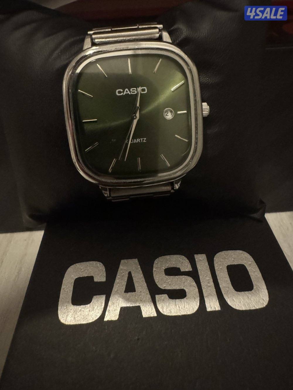للبيع ساعة CASIO Quartz أصلي موديل قديم الي بخاطره فيها يتواصل معاي 💙🔥3