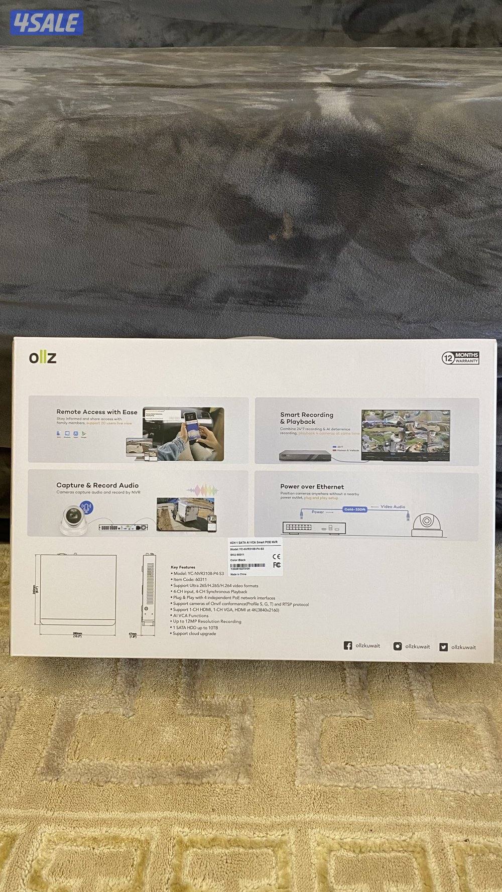 كاميرات مراقبه اخر  اصدار سعه الجهاز 10 تيرا0