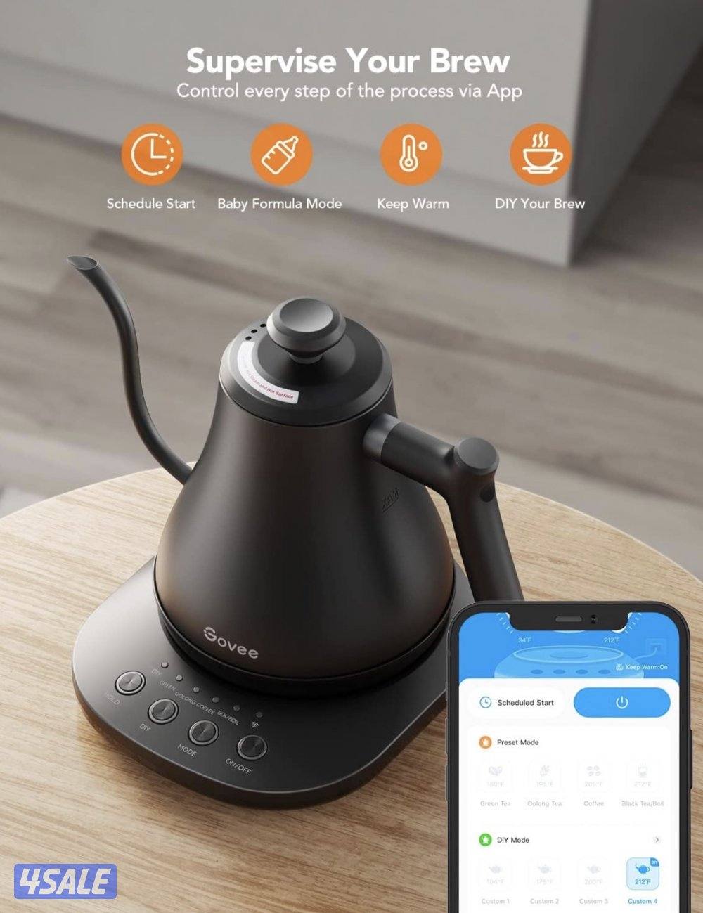 American Electronic kettle “Gevoo” WiFi Variable Temperature5