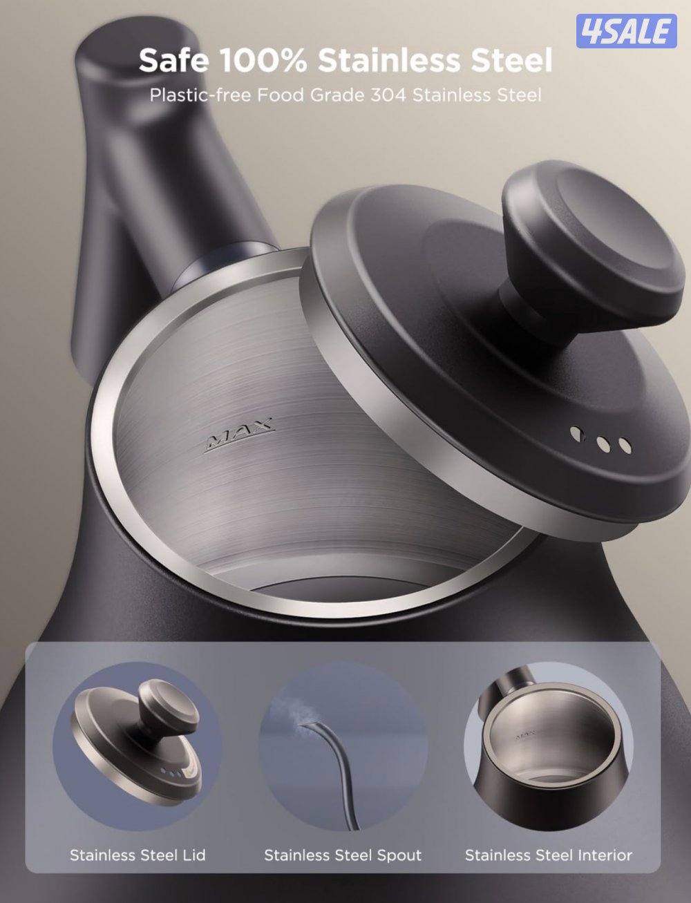 American Electronic kettle “Gevoo” WiFi Variable Temperature6