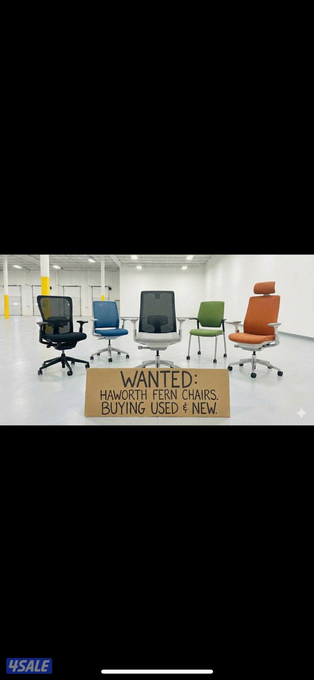 Wanted Herman Miller , steelcase, Haworth fern chairs1