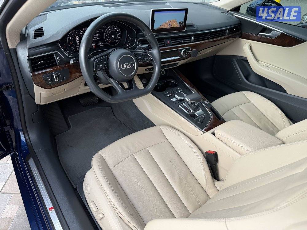 اودي A5 كوبيه 2018 عداد 95 الف كامل المواصفات سيرفيس منتظم1