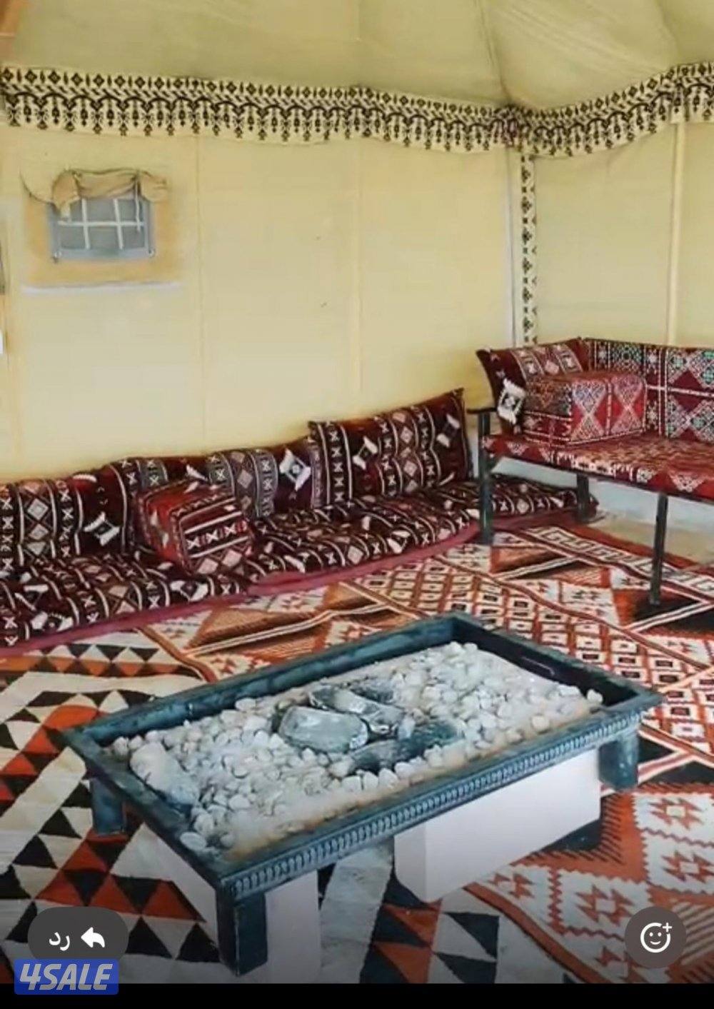 خيمه البصمان جمالون عامودين نظيفه جدامع فرشه ارضيه وكراسي ودوه العايش4