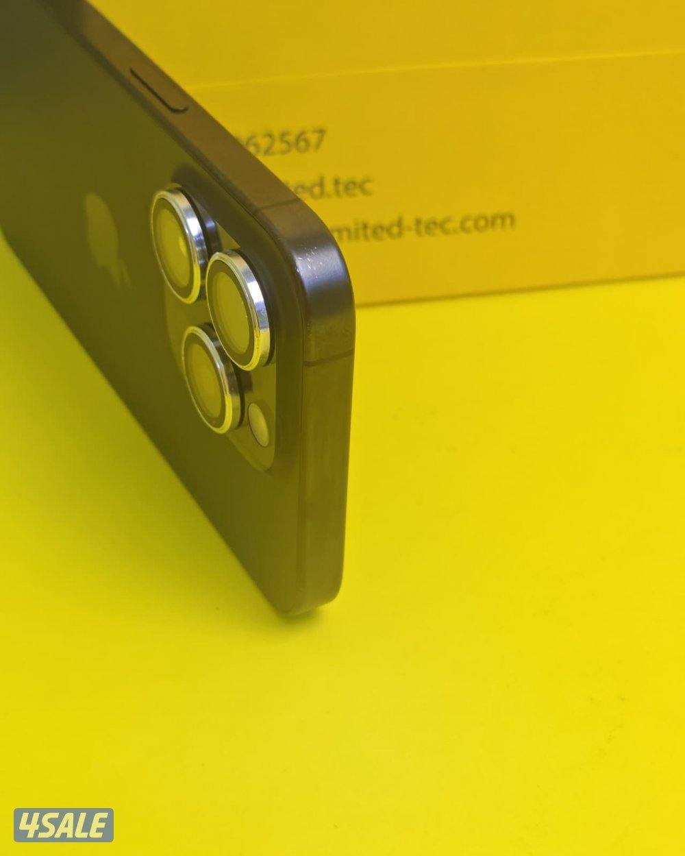 ايفون 15 برو – 256 جيجا – أسود  iPhone 15 Pro 256GB Black4