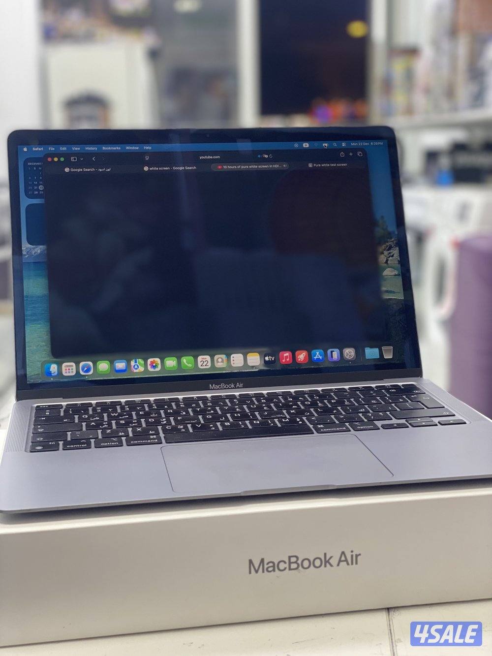 ماك بوك اير M1 مساحة 256 رام 8. 20206