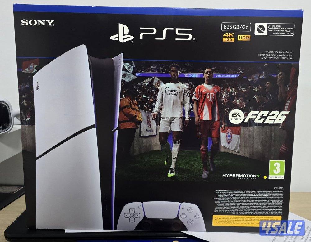بلايستيشن 5 نسخه FC جديد بالكرتون0