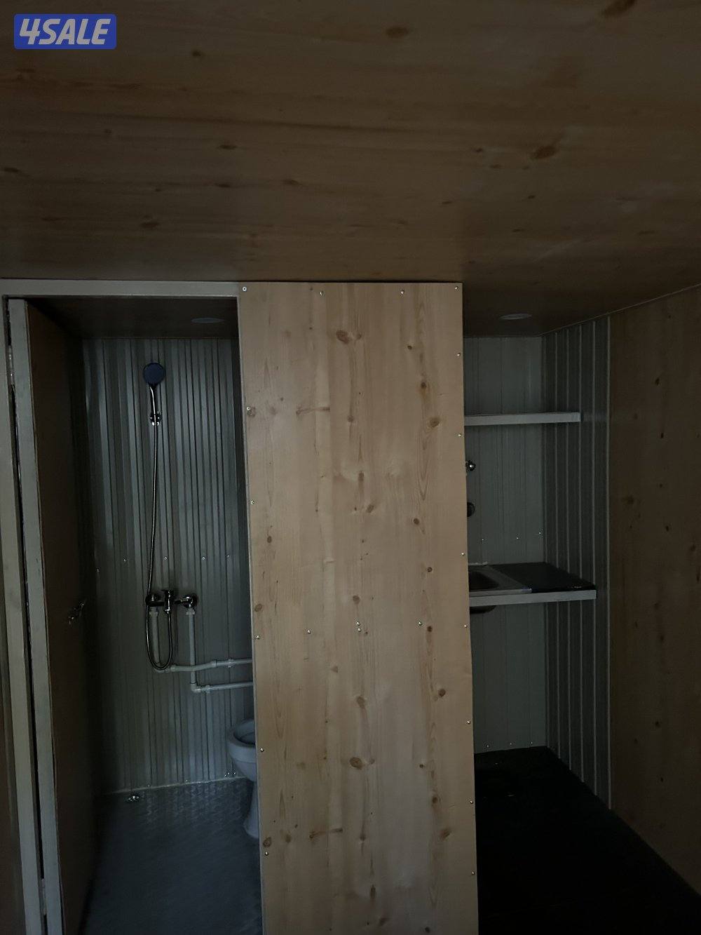 شاليه قلص ٢ونص ب ٤ مع حمام ومطبخ تحضيري وحدة تكيف طن جديد لم يستخدم5