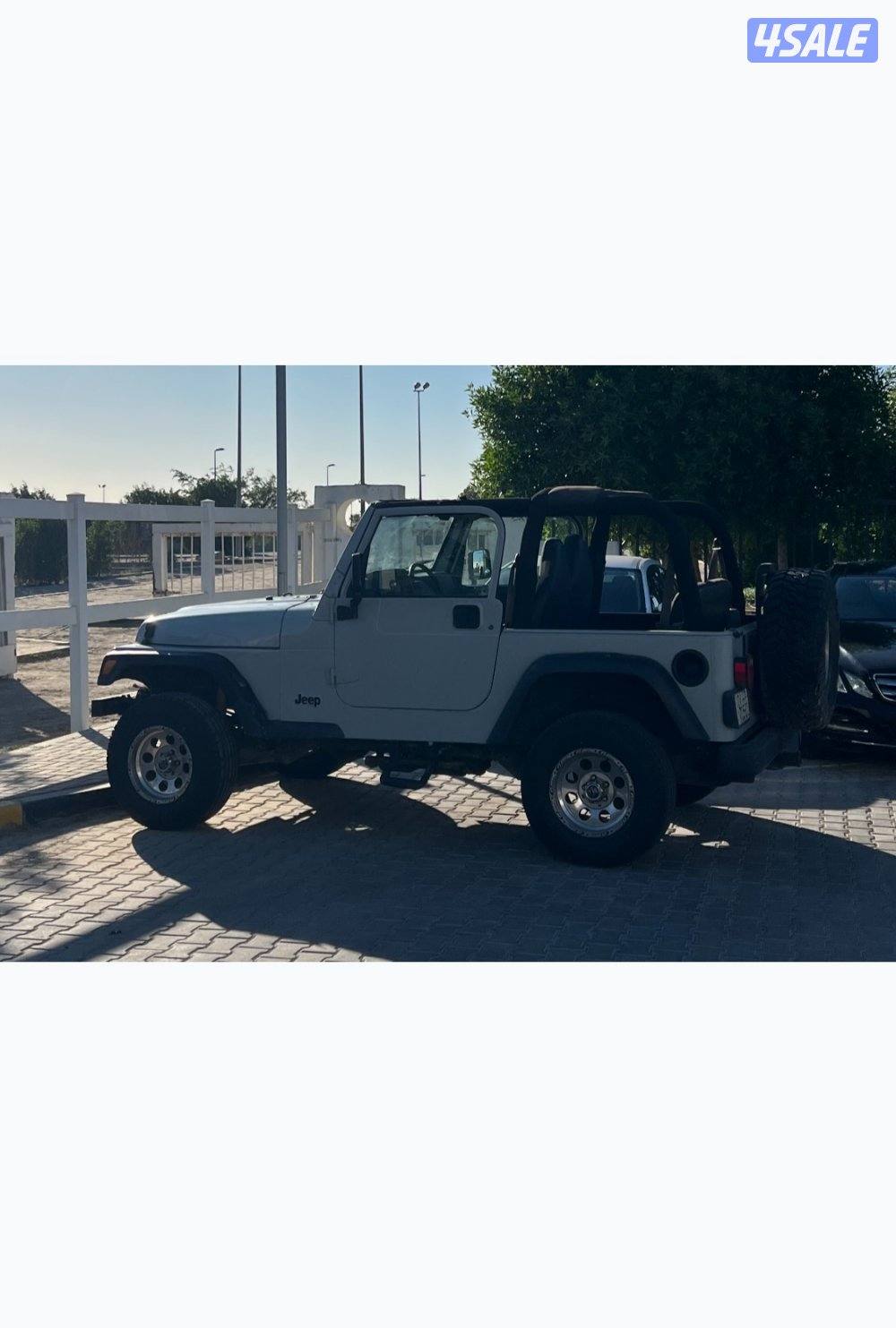 للبيع رانقلر نظيف مع الغطاء الفيبر0