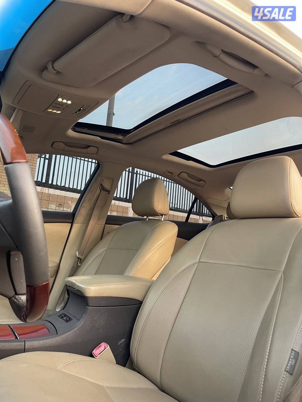 للبيع لكزس es350 موديل 2008 درجه اولى ( الفل ) عداد الممشى ( 206 )10