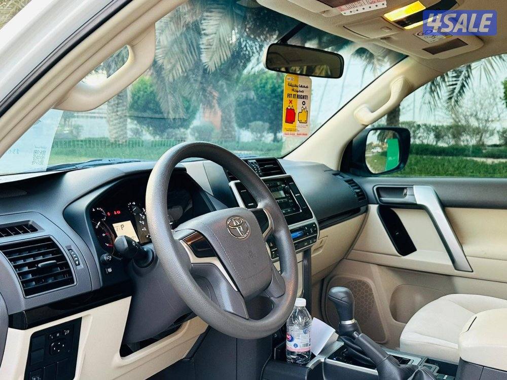 للبيع برادو موديل 2021 بحالة الوكاله وارد الساير صبغ وكاله4