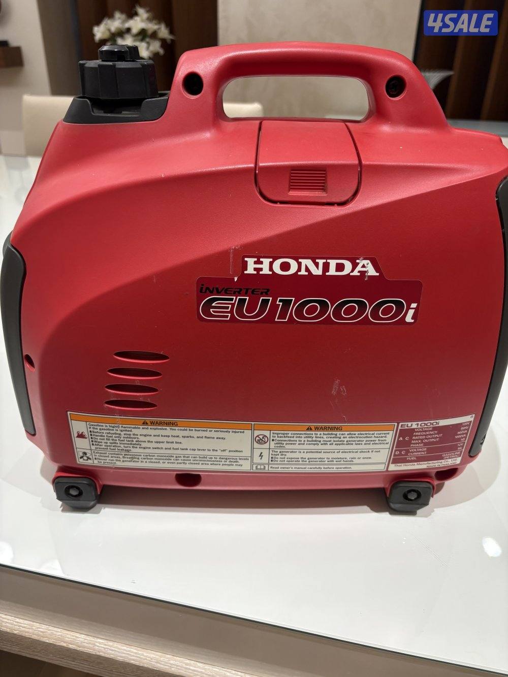 للبيع مكينه هوندا شبه جديده 1000 كهرباء 110 خاصه لكرفانات0