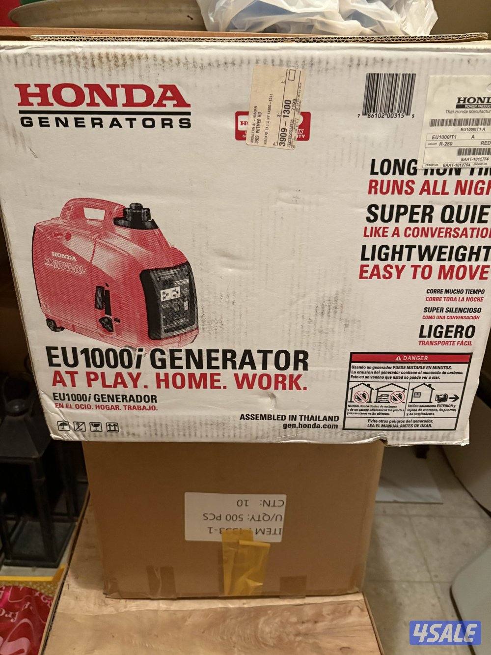 للبيع مكينه هوندا شبه جديده 1000 كهرباء 110 خاصه لكرفانات2