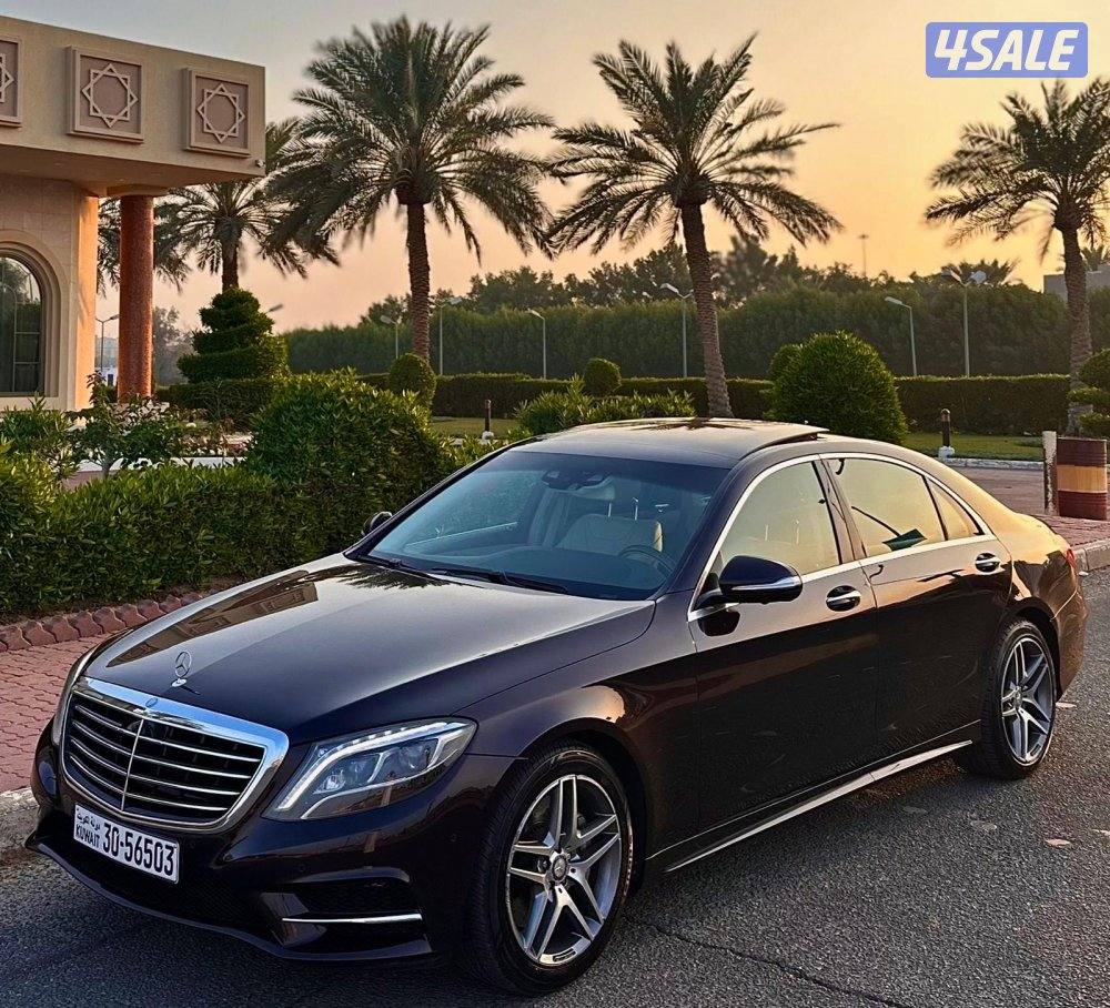 للبيع مرسيدس S400 كت AMG من الوكاله موديل 2015ماشي 120 الف صبغ الوكاله0