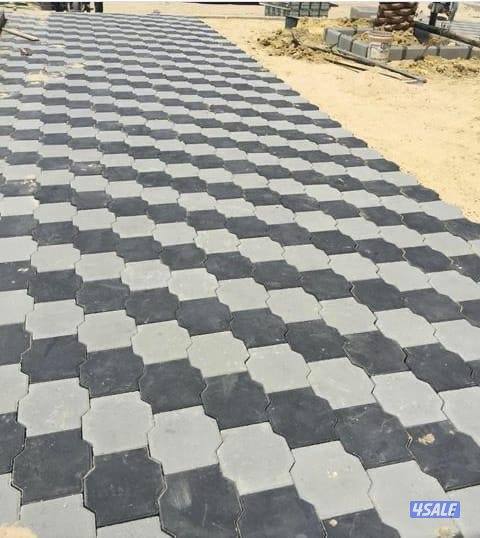 معلم  بلاط متداخل وكربستون جميع انواع البلاط بمواد وبغير مواد1