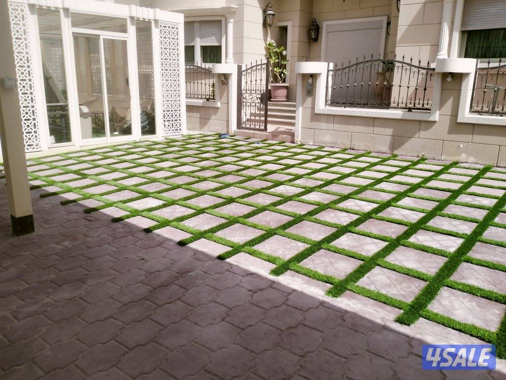 معلم  بلاط متداخل وكربستون جميع انواع البلاط بمواد وبغير مواد4