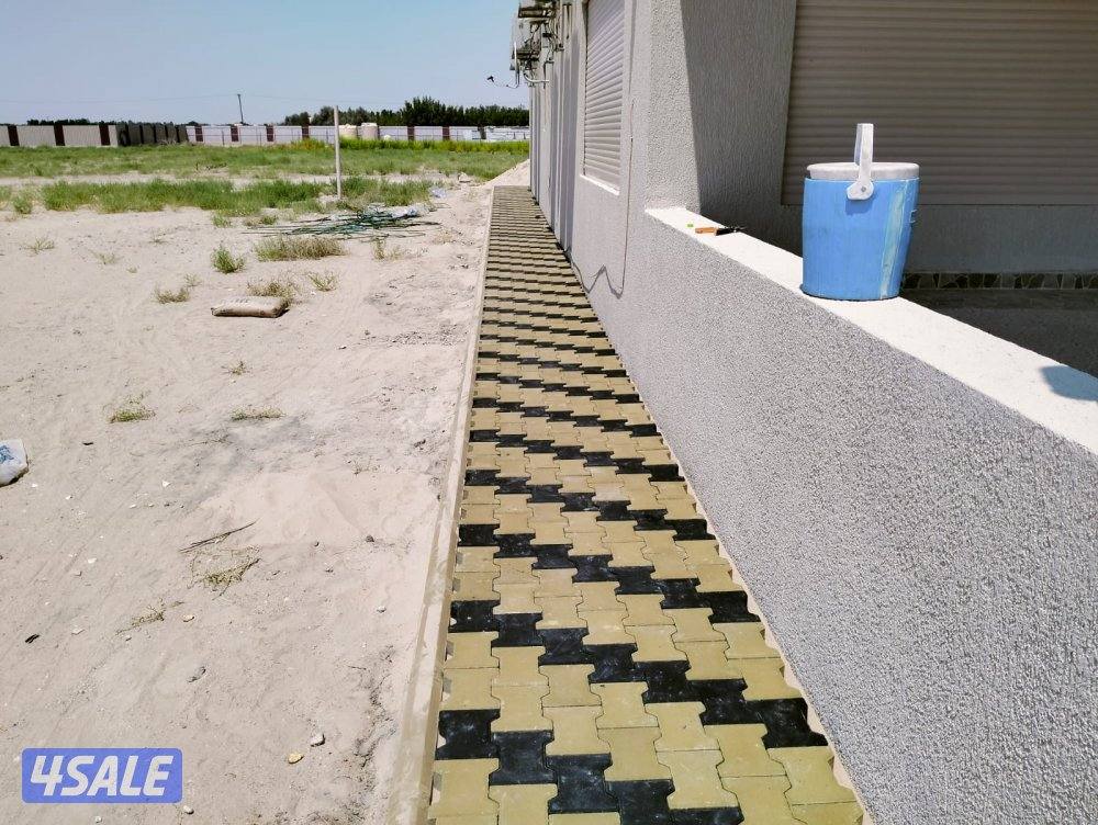 معلم  بلاط متداخل وكربستون جميع انواع البلاط بمواد وبغير مواد10