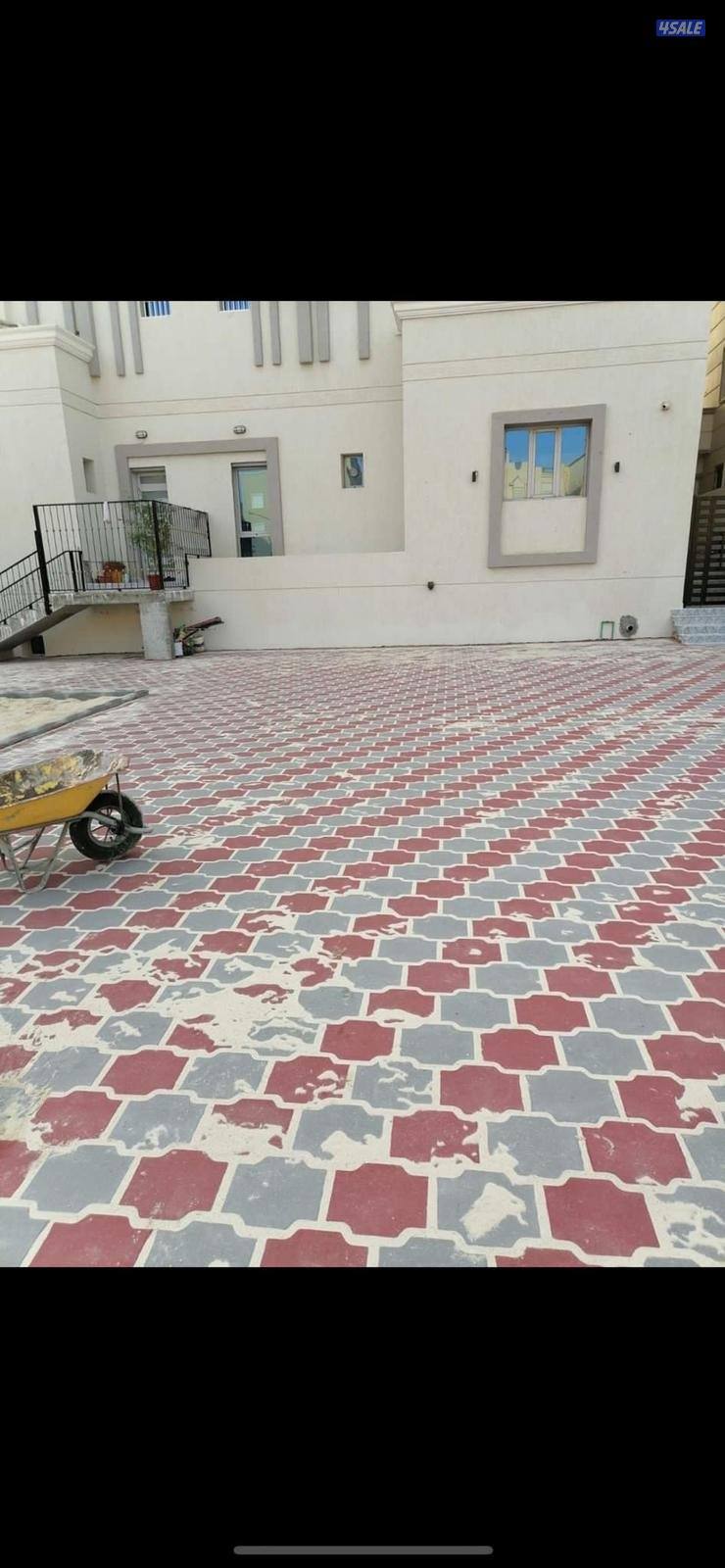 معلم  بلاط متداخل وكربستون جميع انواع البلاط بمواد وبغير مواد11