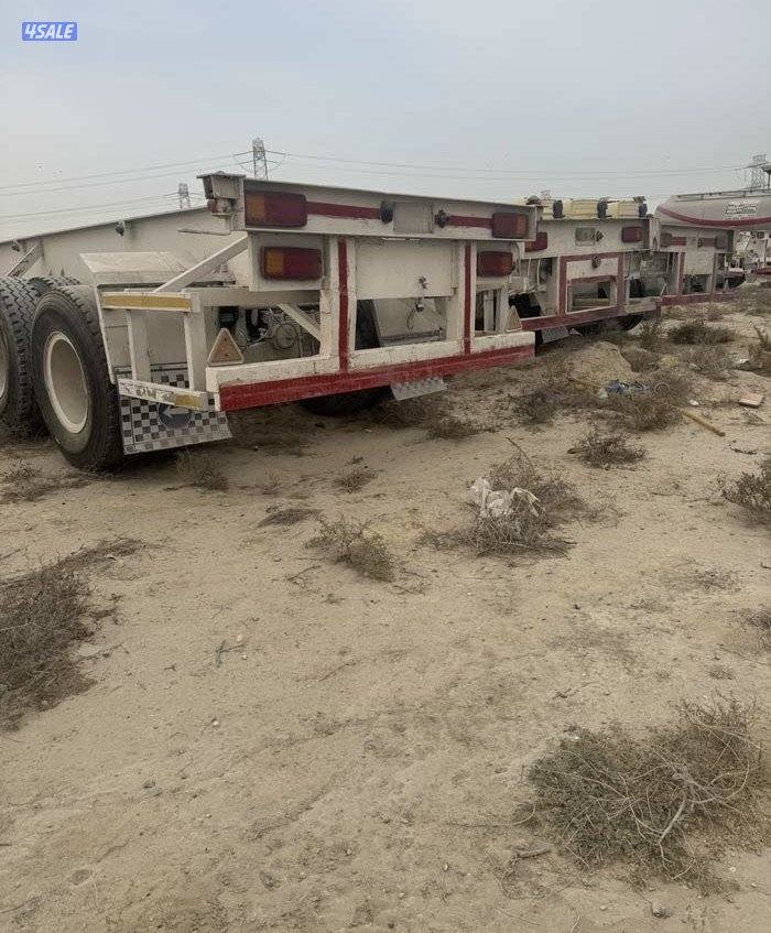 للبيع حامله حاويات ٤٠ قدم عدد ١٥ حبه شاصي كبير ٤٥4