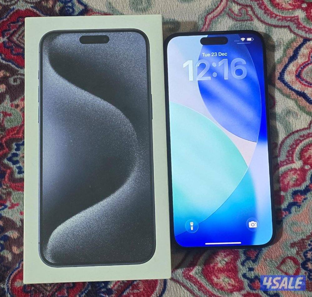 للبيع ايفون ١٥ برو ماكس- ١تيرة - تيتانيوم أزرق0