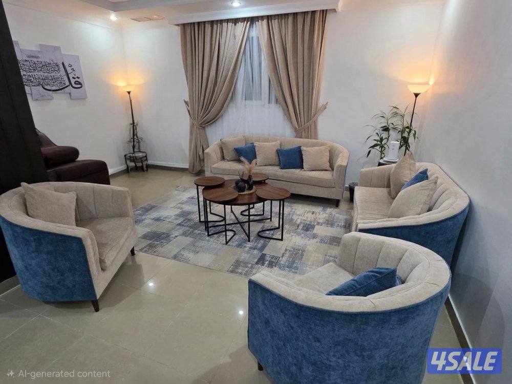 صالة للبيع كنب و برادي مع سجاده و طاولات الوسط2