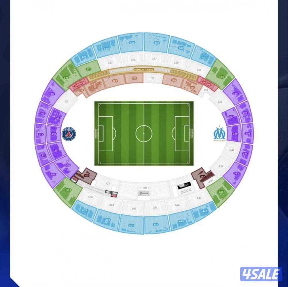 مباراه باريس سان جيرمان و مرسيليا ب إستاد جابر الدولي0