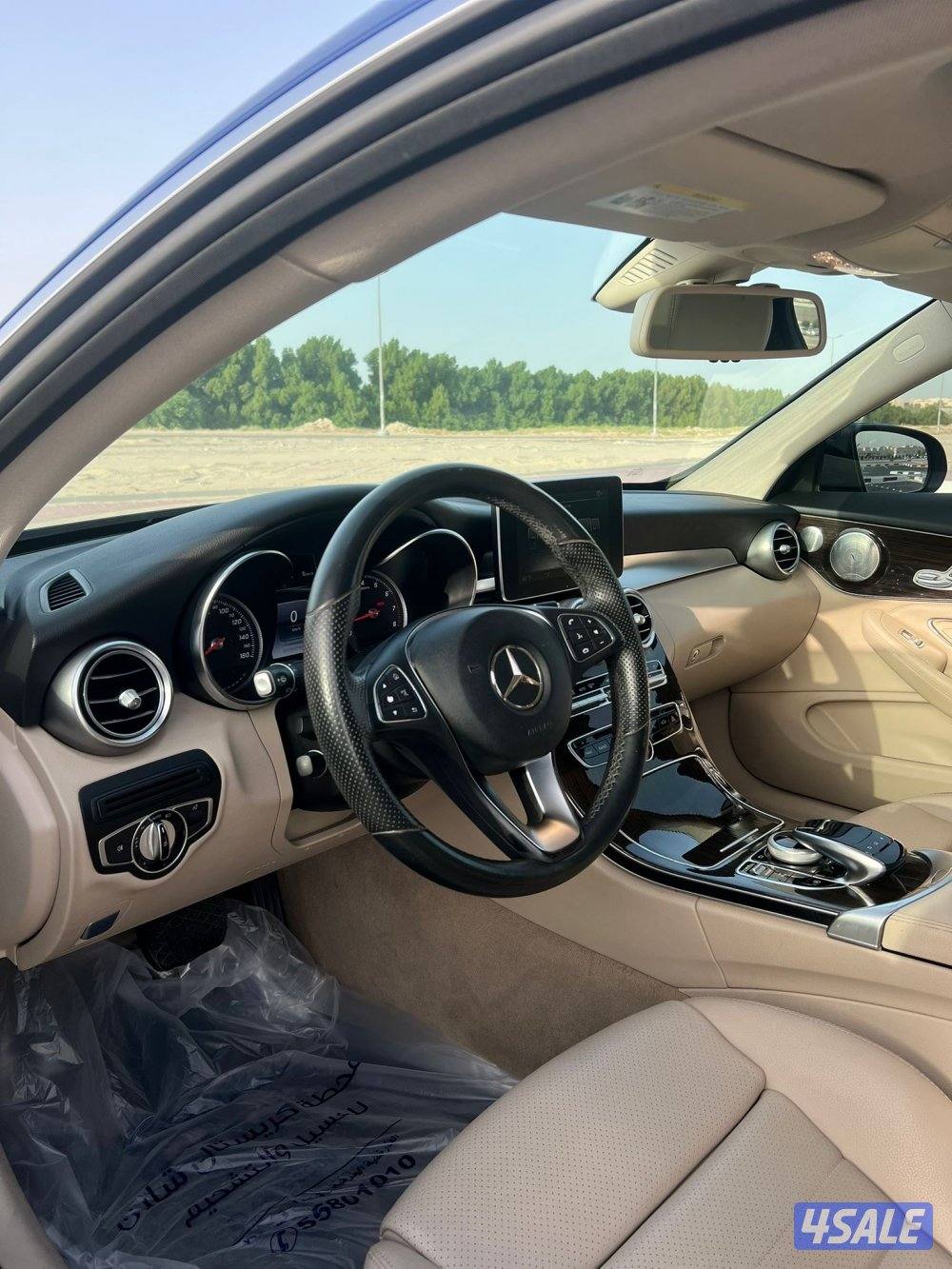 مرسيدس C300 وارد امريكا 2017  ماشي 72 الف كم قابل للزياده7