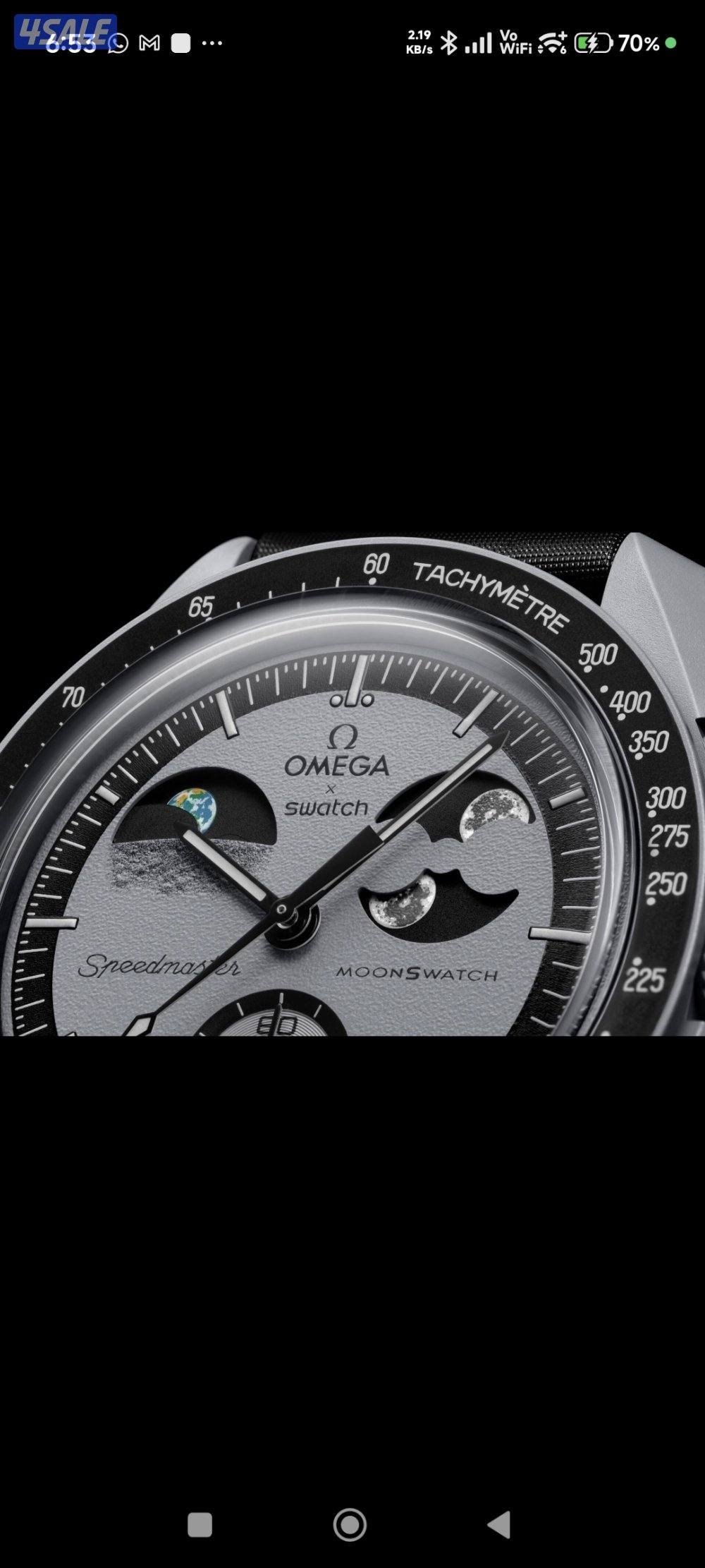 ساعة أوميغا × سواتش للبيع0