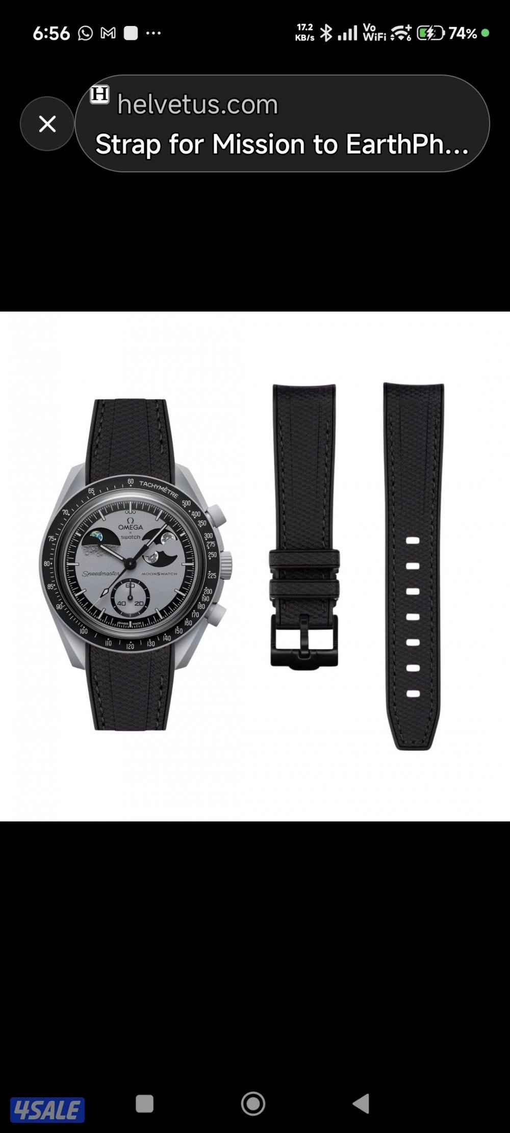 ساعة أوميغا × سواتش للبيع3